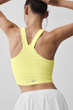 Alo Yoga Airbrush Real Bra Tank  -  Sunshine