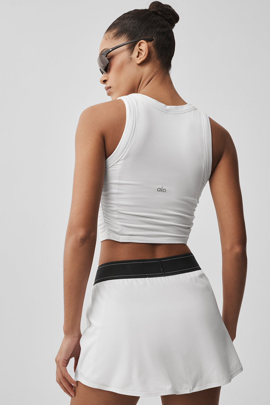 Alo Yoga Sway Bra Tank  - White