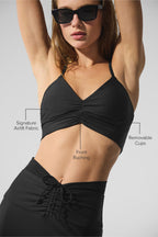 Alo Yoga Airlift Divine Bra  -  Black