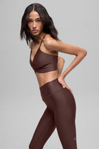 Alo Yoga Airlift Divine Bra  -  Brownstone