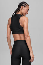 Alo Yoga Airlift Mesh Infatuation Bra  -  Black