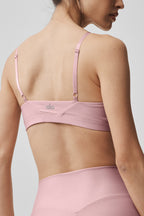 Alo Yoga Airlift Fine Line Bra  -  Vintage Pink