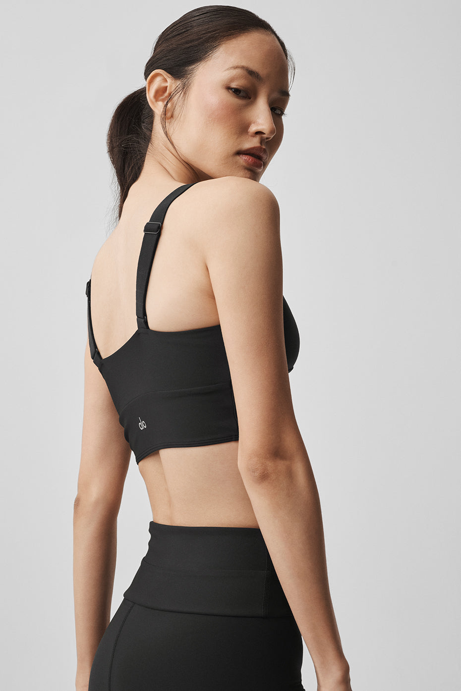 Alo Yoga Airlift Horizon Bra  -  Black