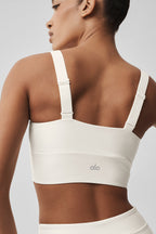 Alo Yoga Airlift Horizon Bra  -  Ivory