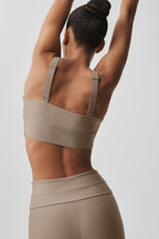 Alo Yoga Airlift Horizon Bra  -  Gravel