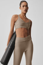 Alo Yoga Airlift Horizon Bra  -  Gravel