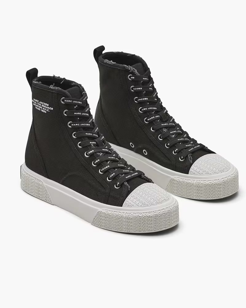 Marc Jacobs The High Top Sneaker  -  Black