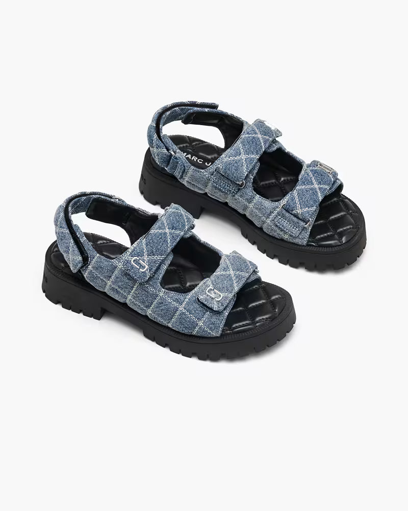 Marc Jacobs The Quilted Denim Sunny Sandal