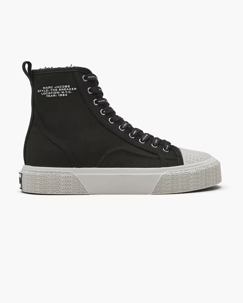 Marc Jacobs The High Top Sneaker  -  Black