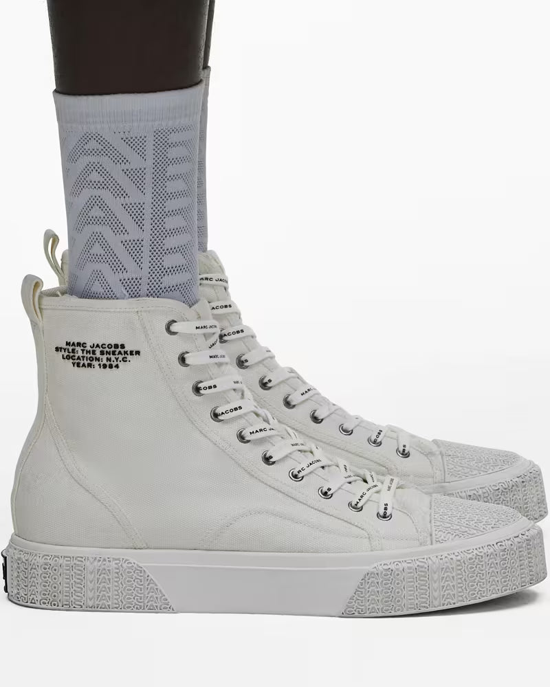 Marc Jacobs The High Top Sneaker  - White
