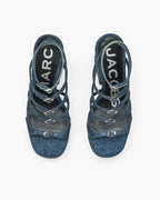 Marc Jacobs The Deconstructed Denim Kiki Platform Sandal