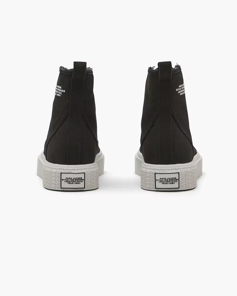 Marc Jacobs The High Top Sneaker  -  Black