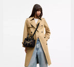 Coach Disney X Coach Cargo Tote Bag 20 With Mickey Mouse In Regenerative Cotton  -  Brass/Black Multi