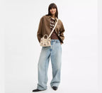 Coach Disney X Coach Cargo Tote Bag 20 With Mickey Mouse In Regenerative Cotton  - Brass/Ivory Multi