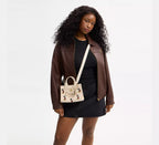 Coach Disney X Coach Cargo Tote Bag 20 With Mickey Mouse In Regenerative Cotton  - Brass/Ivory Multi