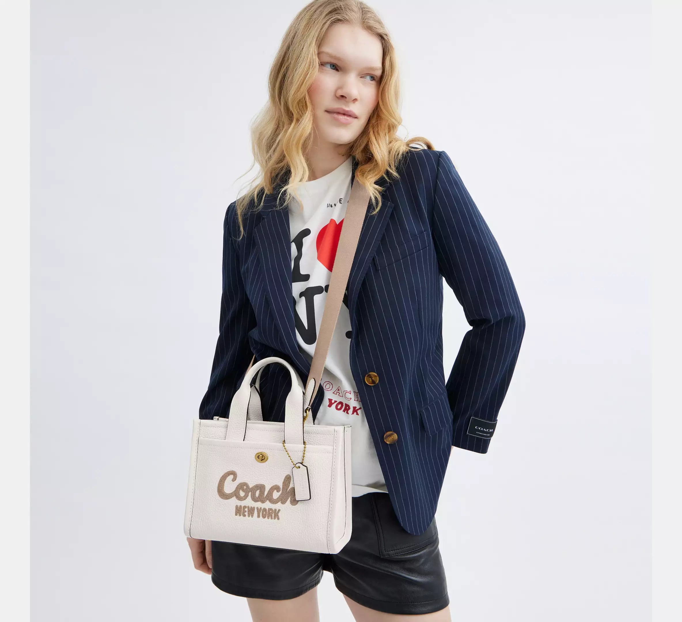 Coach Cargo Tote Bag 26 - Brass/Chalk