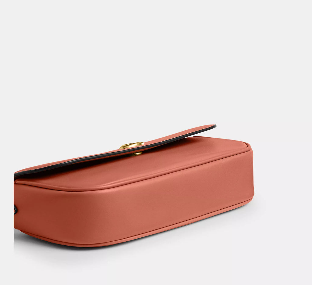 Coach Brook Flap Chain Bag SEZON - Brass/Dark Peach