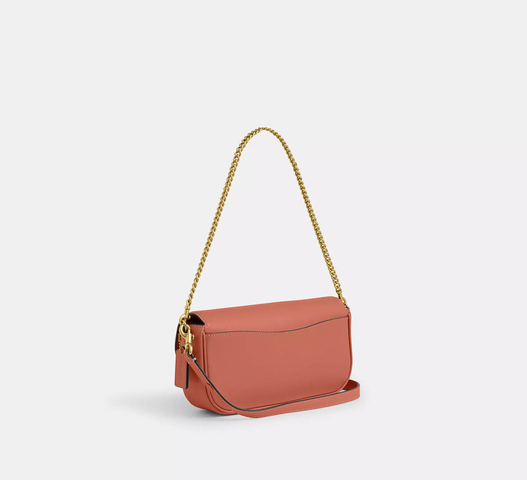 Coach Brook Flap Chain Bag SEZON - Brass/Dark Peach