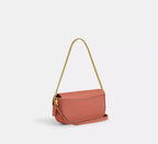Coach Brook Flap Chain Bag SEZON - Brass/Dark Peach