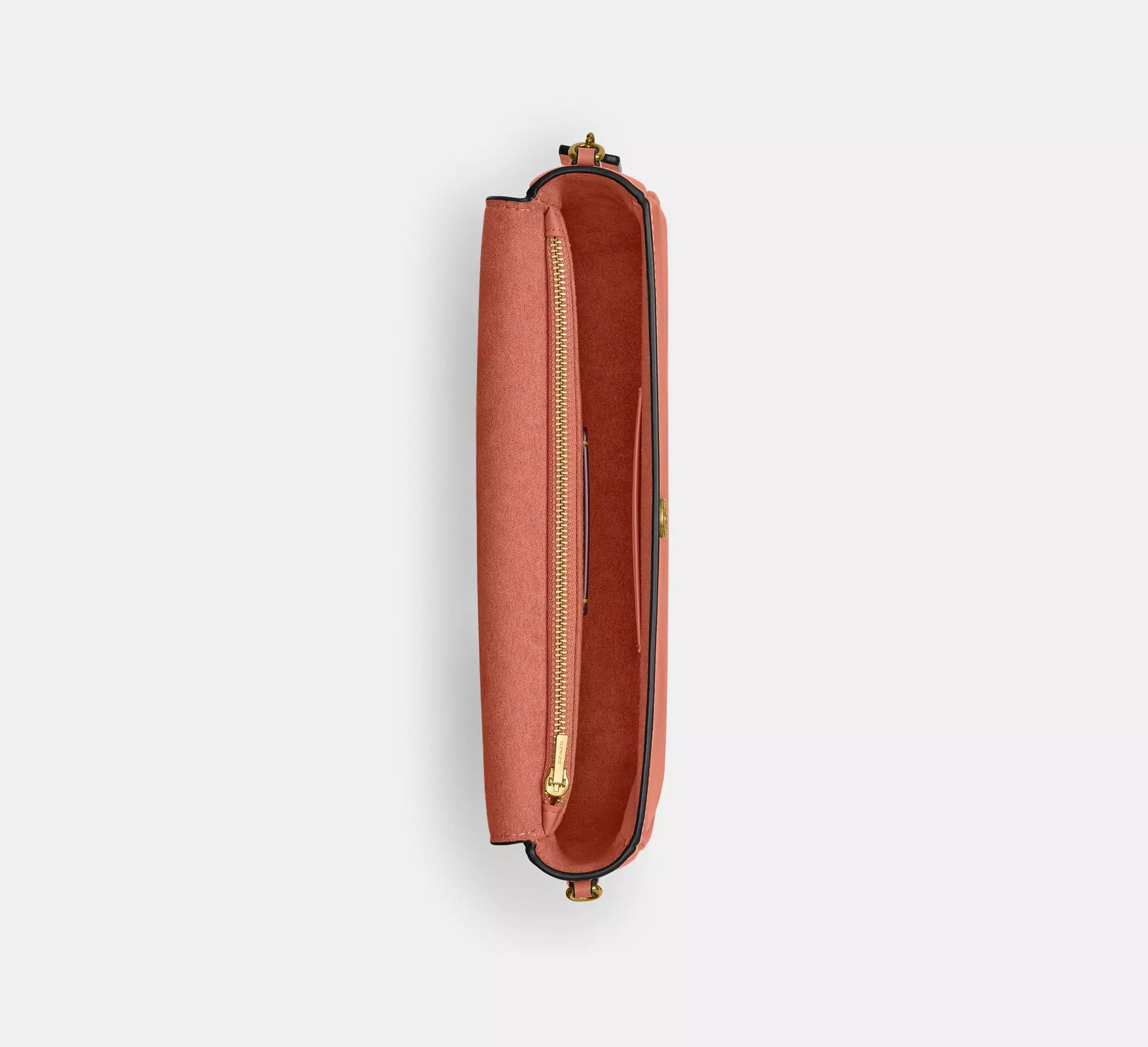 Coach Brook Flap Chain Bag SEZON - Brass/Dark Peach