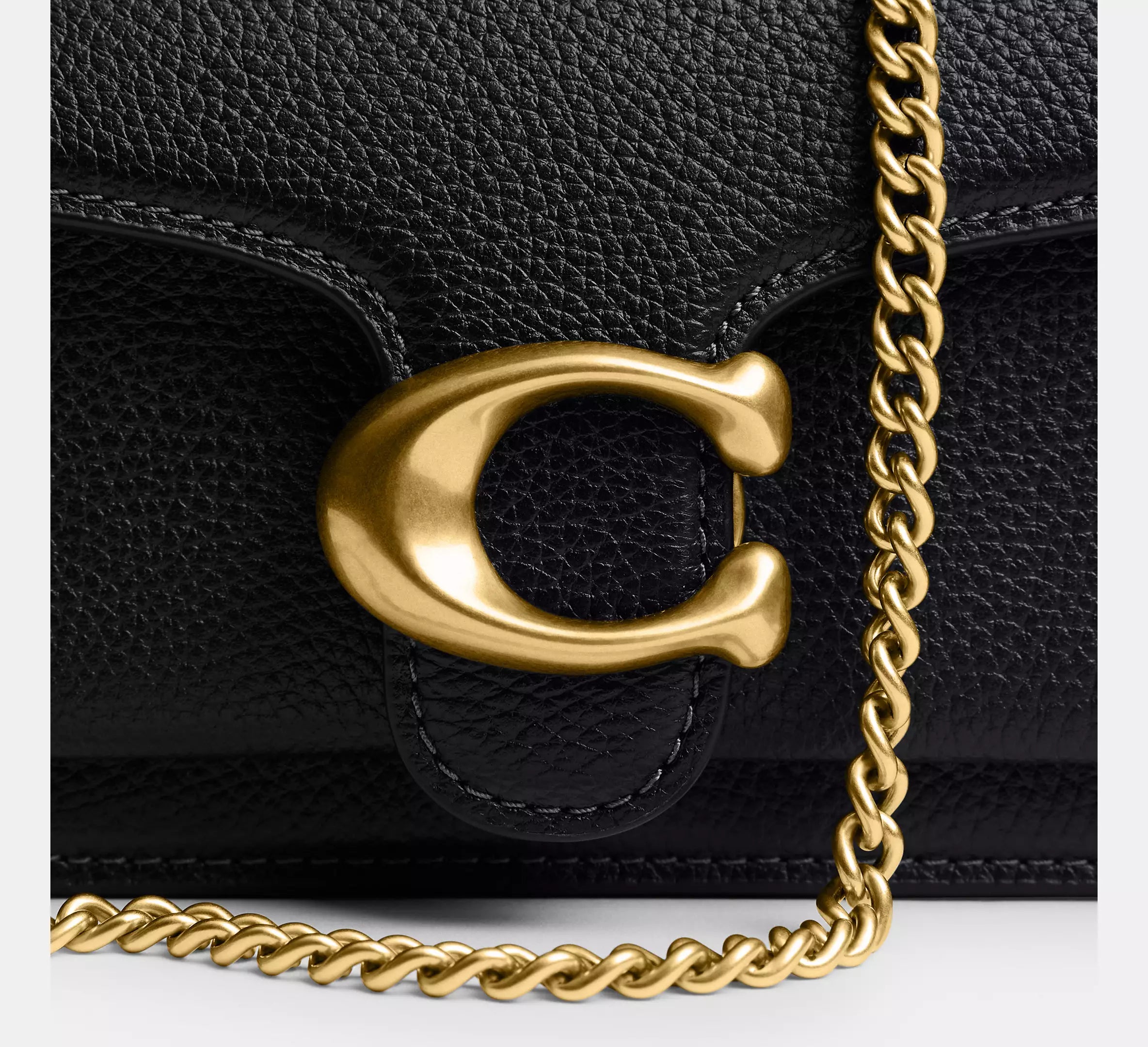 Coach Tabby Chain Crossbody Bag 19 - Brass/Black