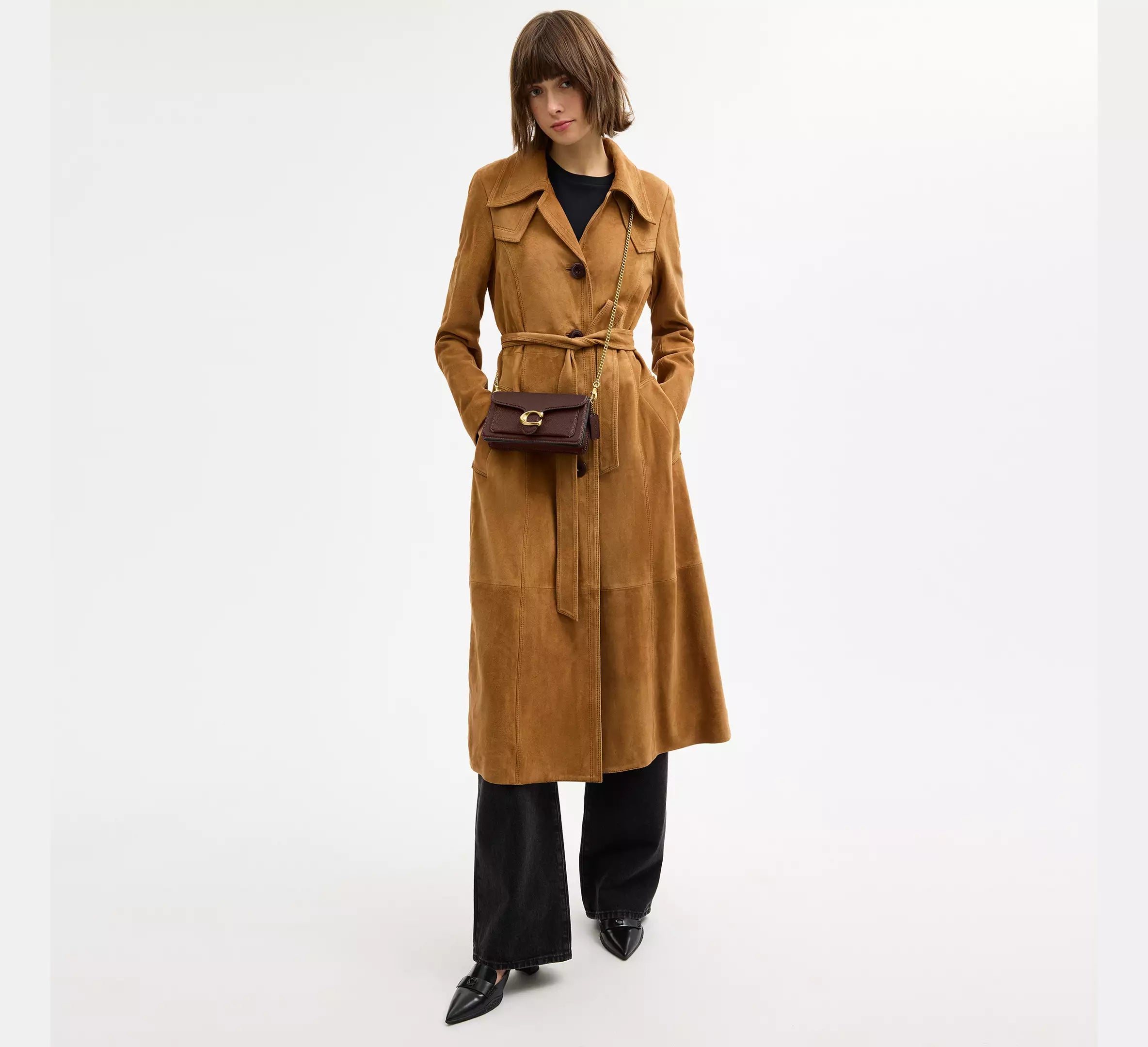 Coach Tabby Chain Crossbody Bag 19 - Brass/Maple