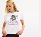 Coach Floral Collage T-Shirt In Organic Cotton  -  White