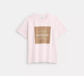 Coach Signature Square T-Shirt  -  Light Pink