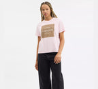 Coach Signature Square T-Shirt  -  Light Pink