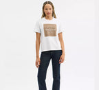 Coach Signature Square T-Shirt  -    White