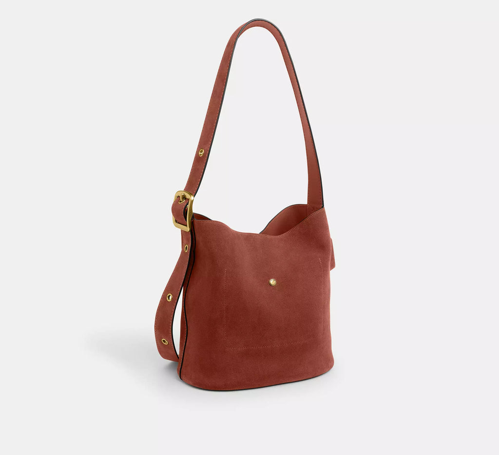 Coach Bleecker Bucket Bag - Brass/Clay