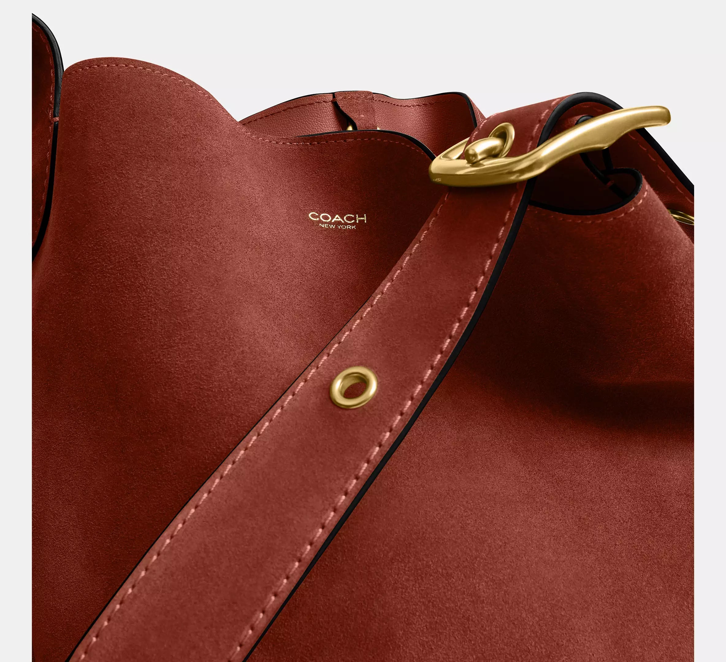 Coach Bleecker Bucket Bag - Brass/Clay