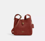 Coach Hadley Convertible Crossbody Bag - suede/Gold/Clay