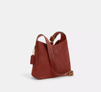 Coach Hadley Convertible Crossbody Bag - suede/Gold/Clay