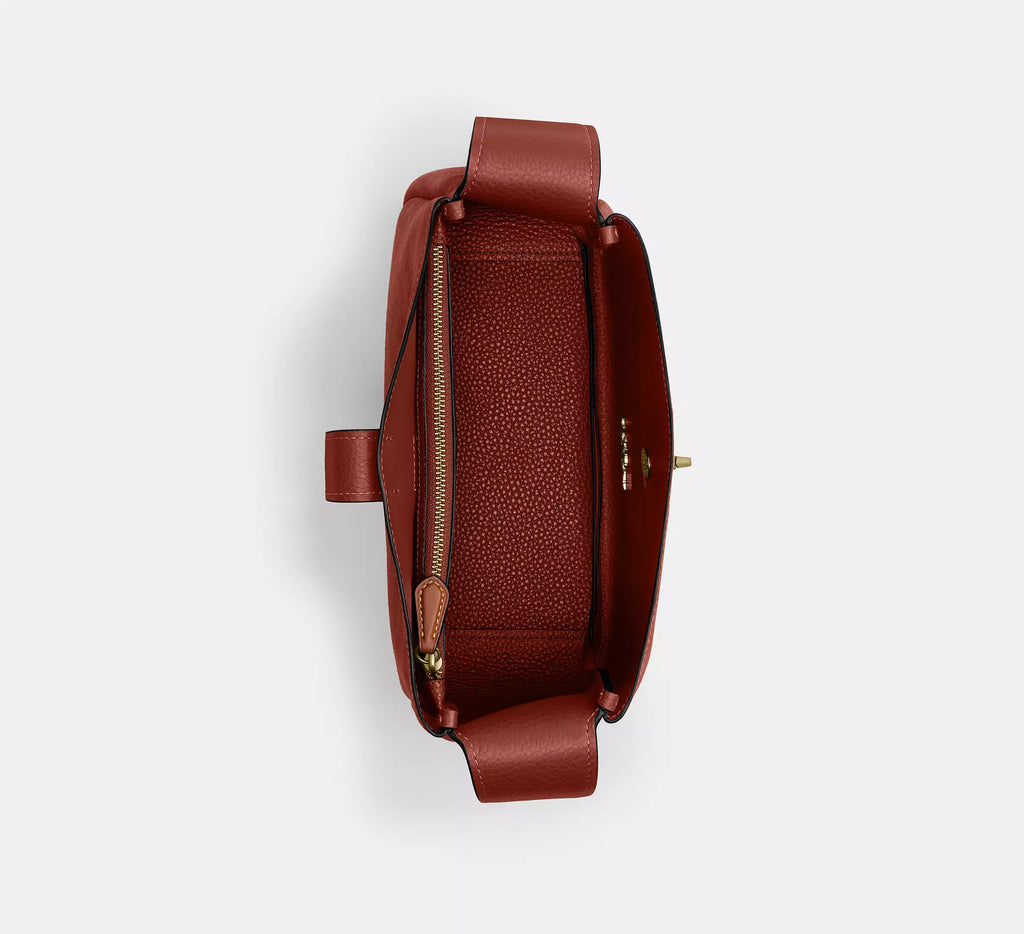 Coach Hadley Convertible Crossbody Bag - suede/Gold/Clay