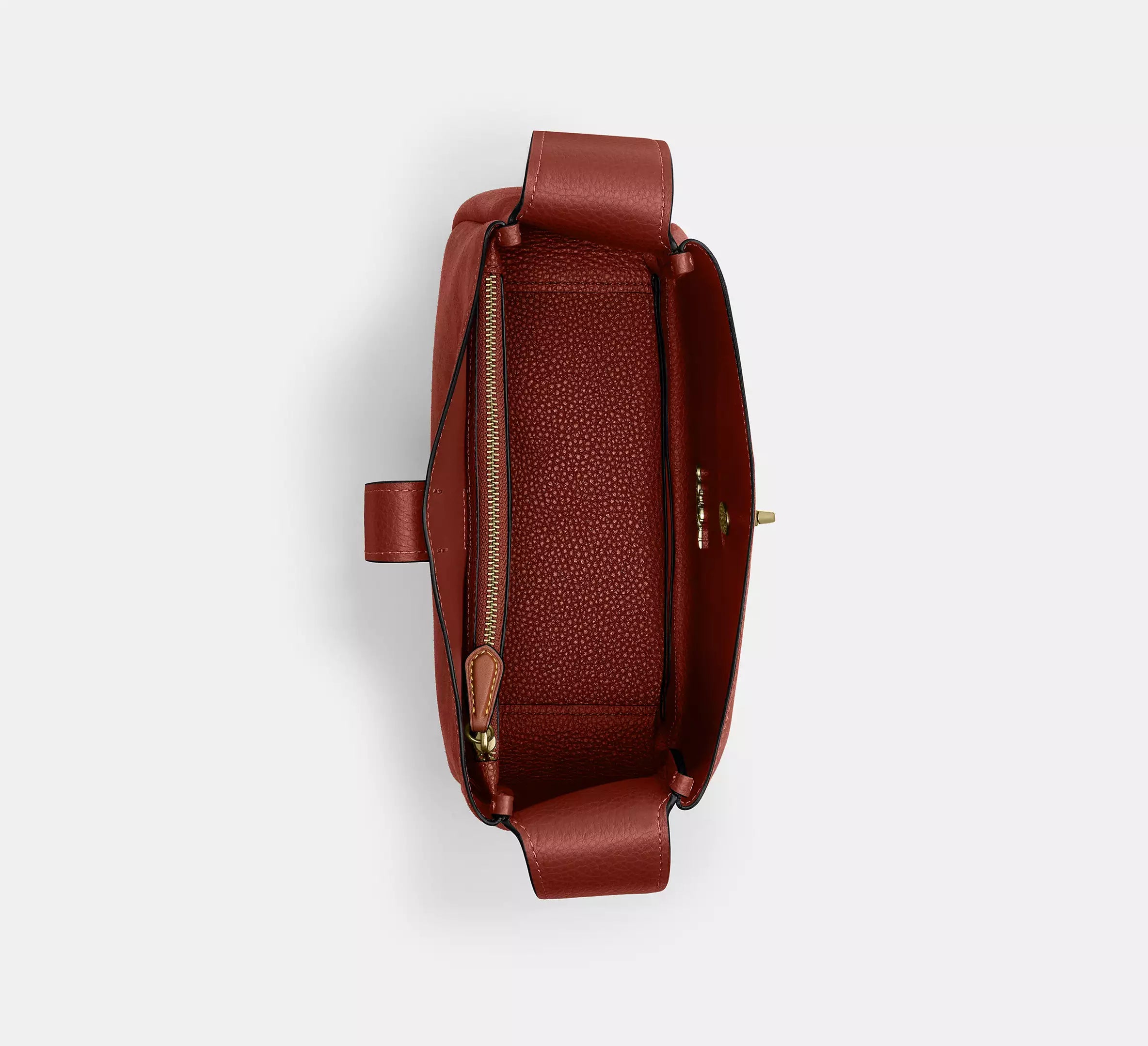 Coach Hadley Convertible Crossbody Bag - suede/Gold/Clay