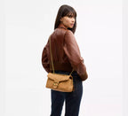 Coach Tabby Shoulder Bag 26 With Quilting - Brass/Biscuit