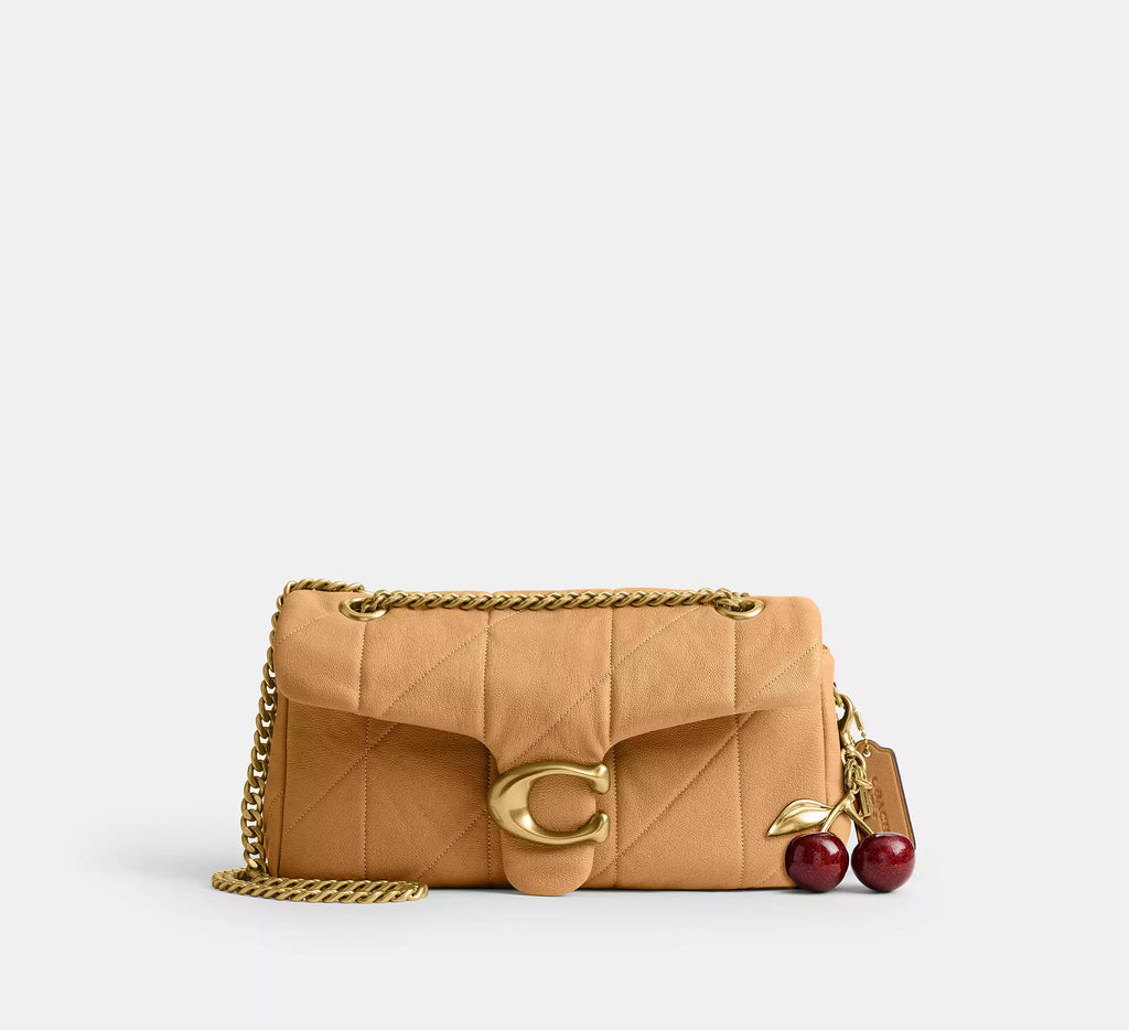 Coach Tabby Shoulder Bag 26 With Quilting - Brass/Biscuit