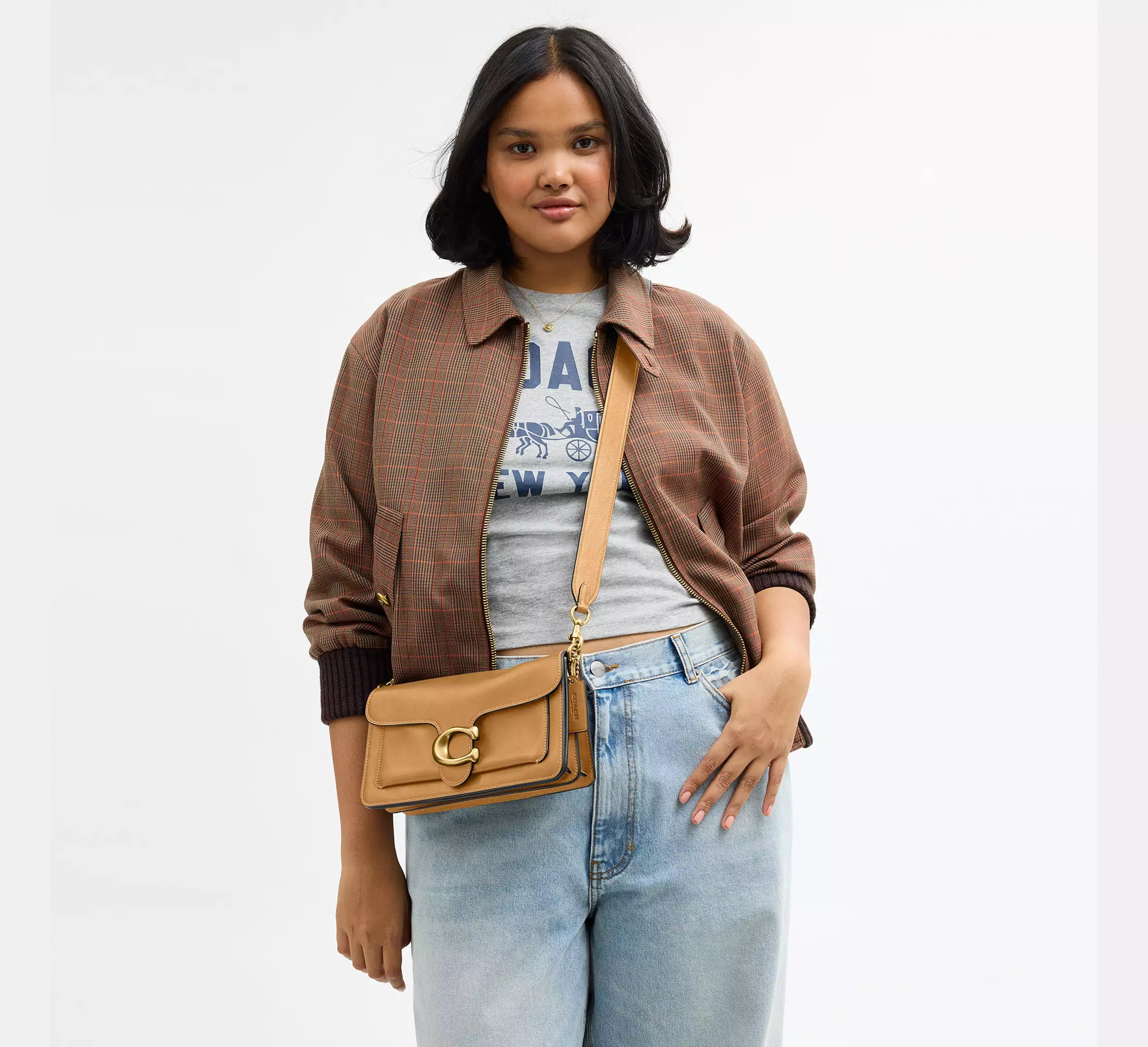 Coach Tabby Shoulder Bag 26 - Brass/Biscuit
