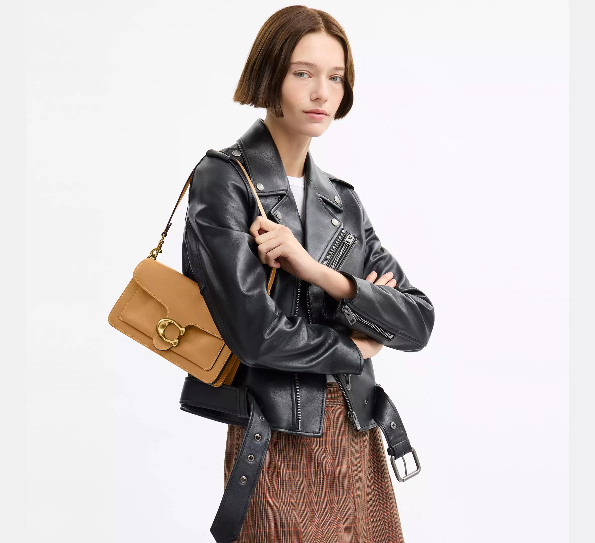 Coach Tabby Shoulder Bag 26 - Brass/Biscuit
