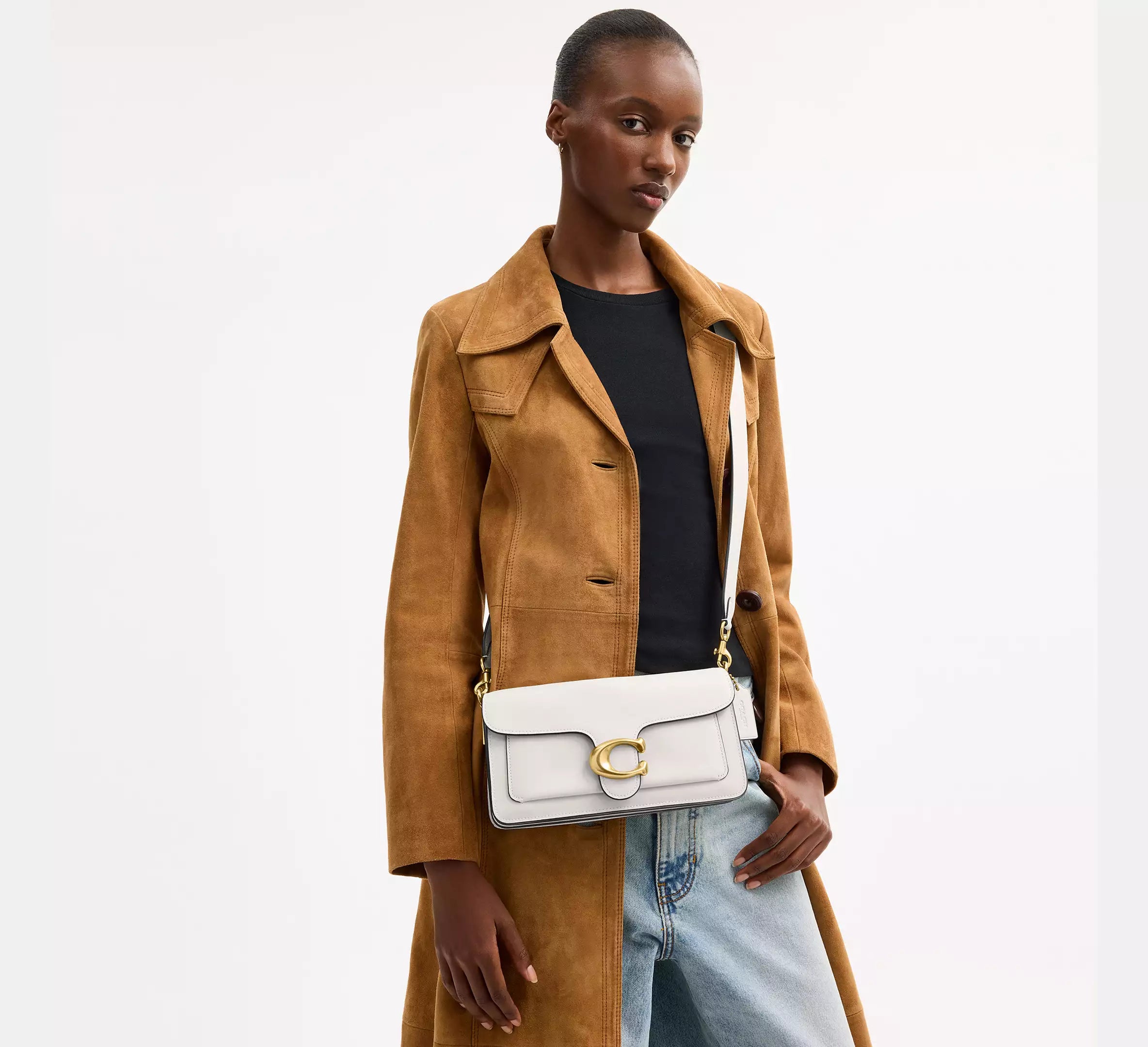 Coach Tabby Shoulder Bag 26 - Brass/Chalk
