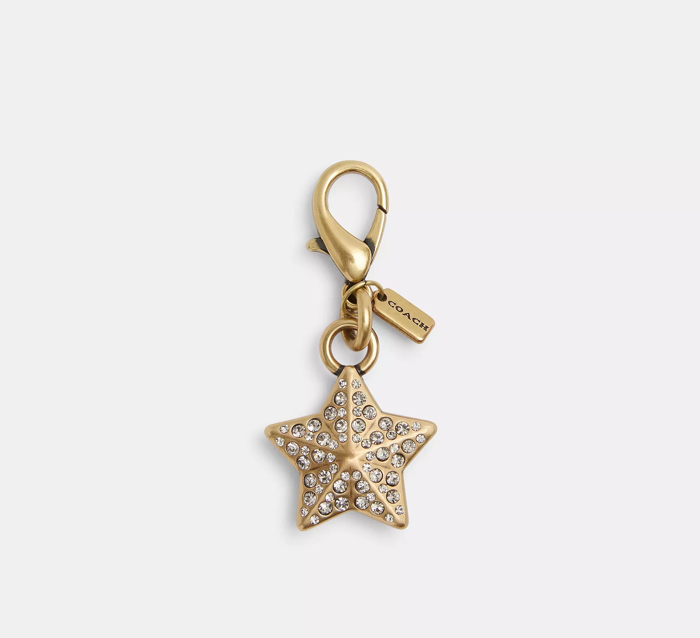 Coach  DIY Crystal Star Charm  -   Brass/Brass