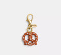 Coach DIY Pretzel Charm  -  Brass/Brown