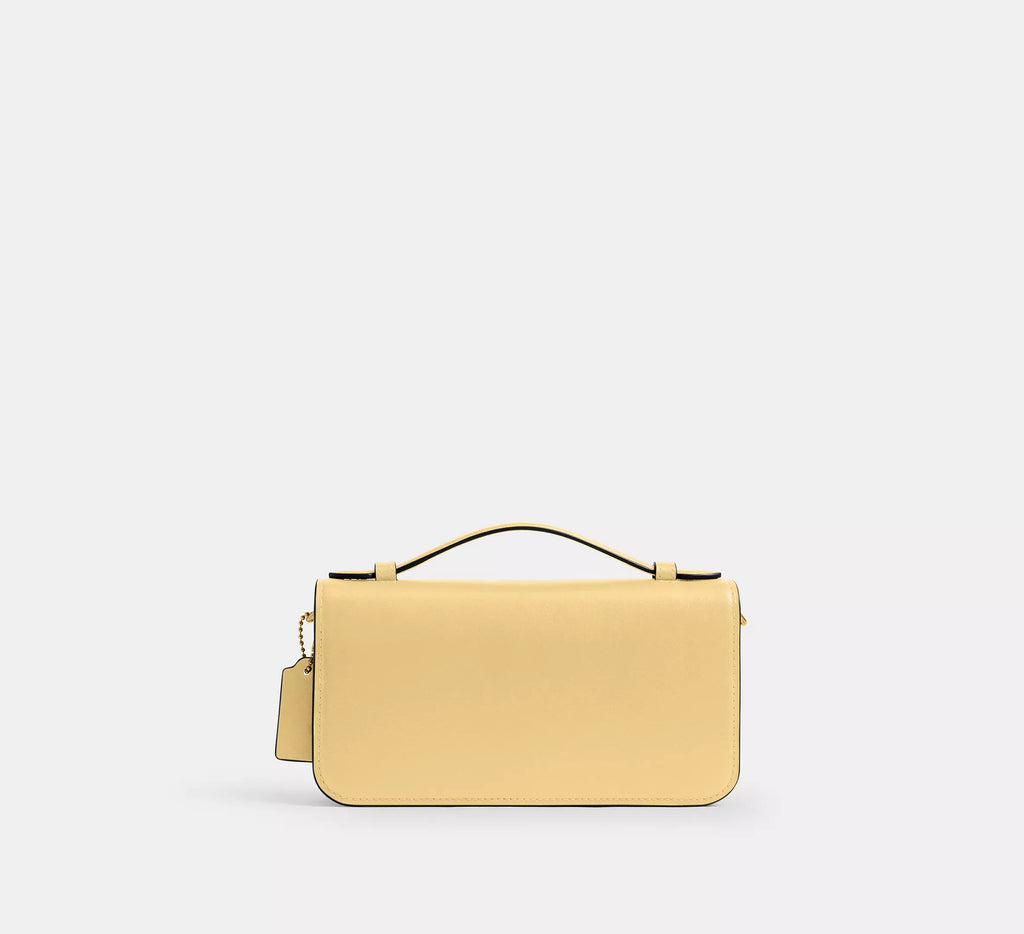 Coach Elora Top Handle Crossbody Bag SEZON -  Brass/Vanilla