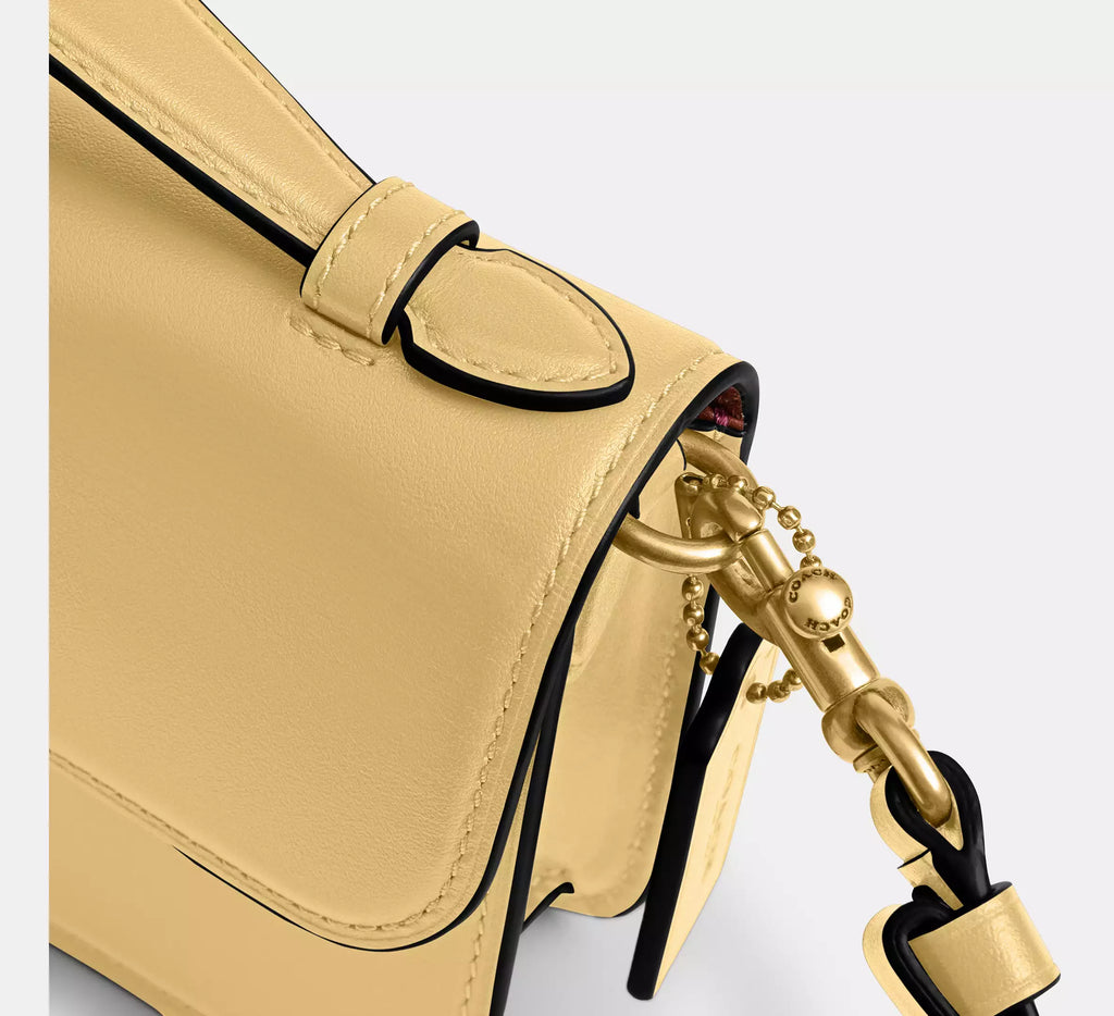 Coach Elora Top Handle Crossbody Bag SEZON -  Brass/Vanilla