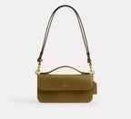 Coach Elora Top Handle Crossbody Bag SEZON -   Brass/Muted Olive