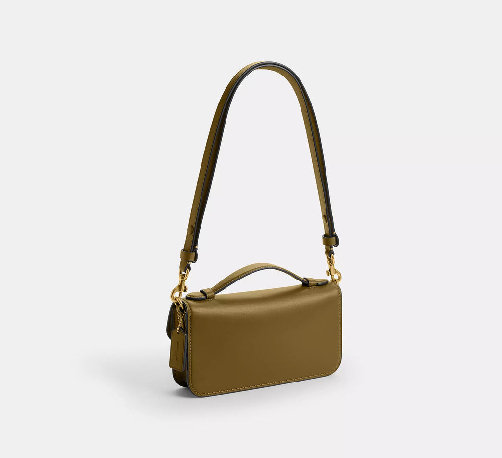 Coach Elora Top Handle Crossbody Bag SEZON -   Brass/Muted Olive