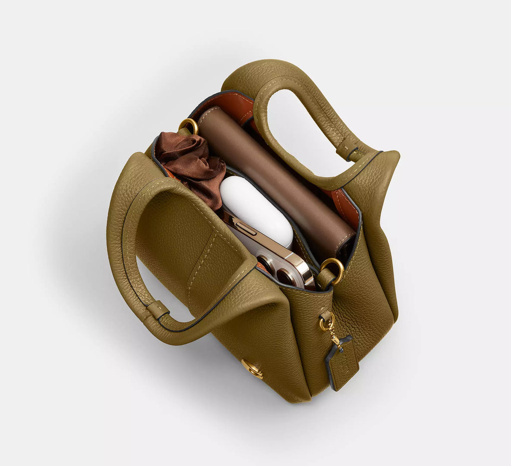 Coach Lana Shoulder Bag 19 SEZON - Brass/Muted Olive