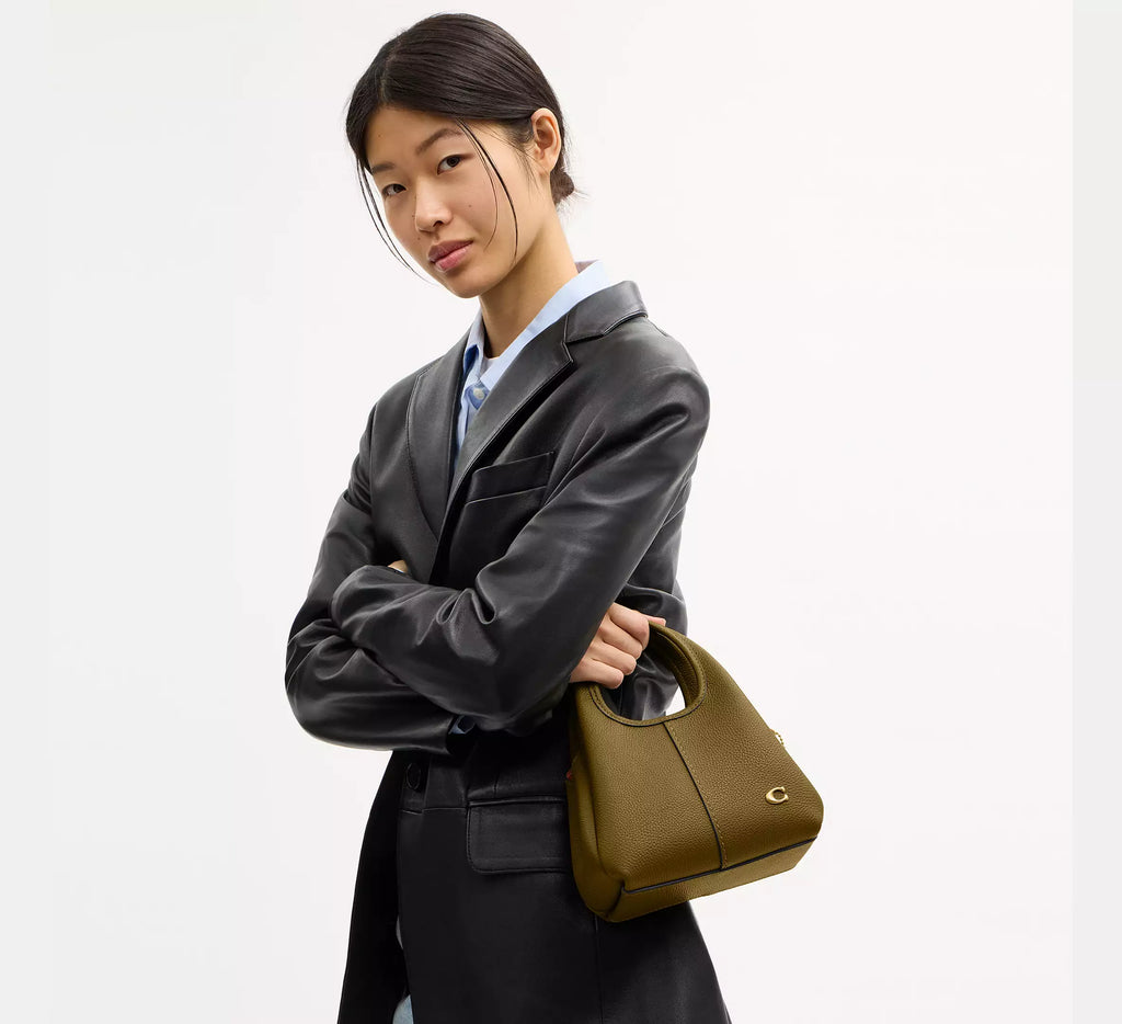 Coach Lana Shoulder Bag 19 SEZON - Brass/Muted Olive