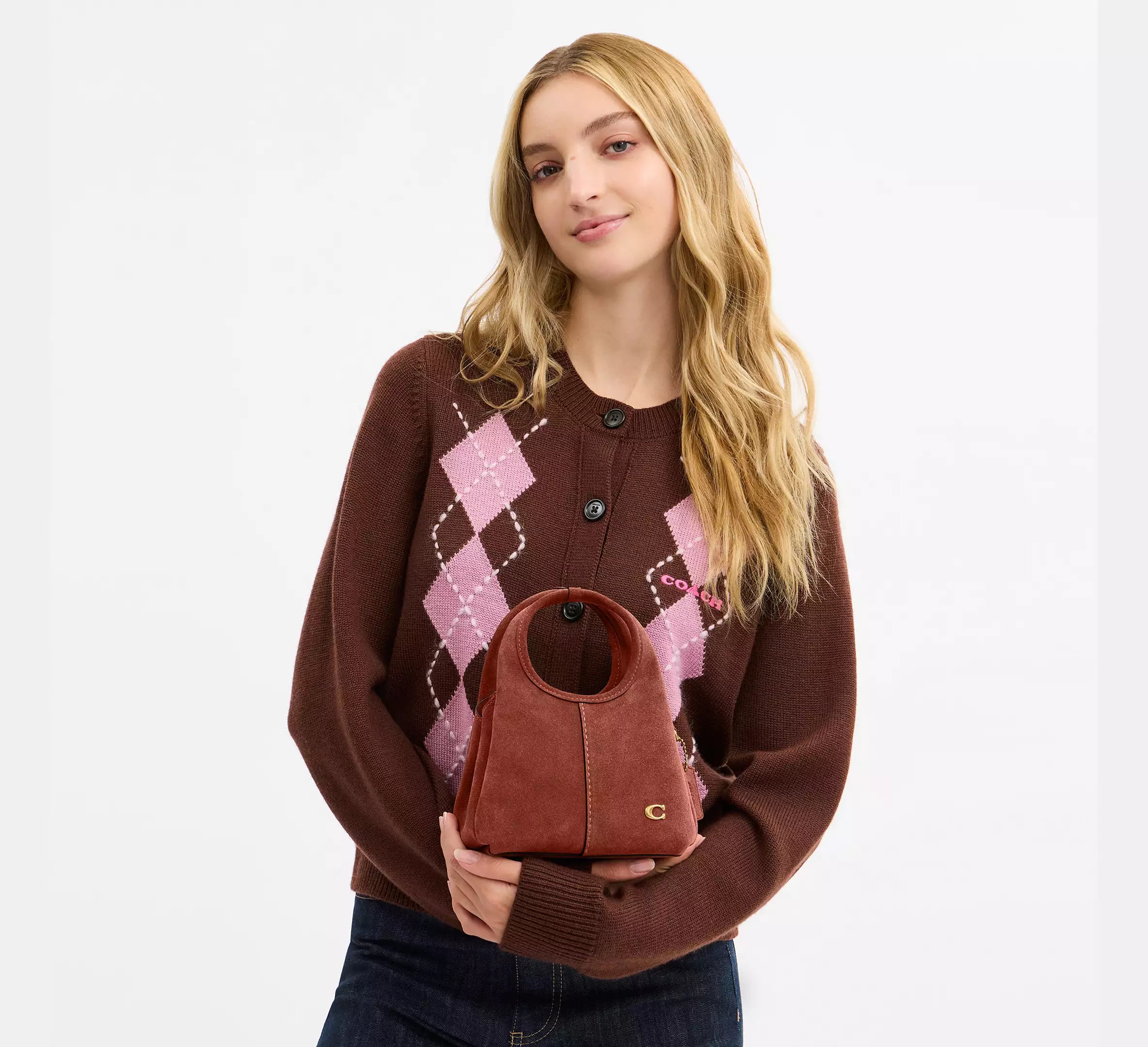 Coach Lana Shoulder Bag 19 SEZON - Brass/Clay